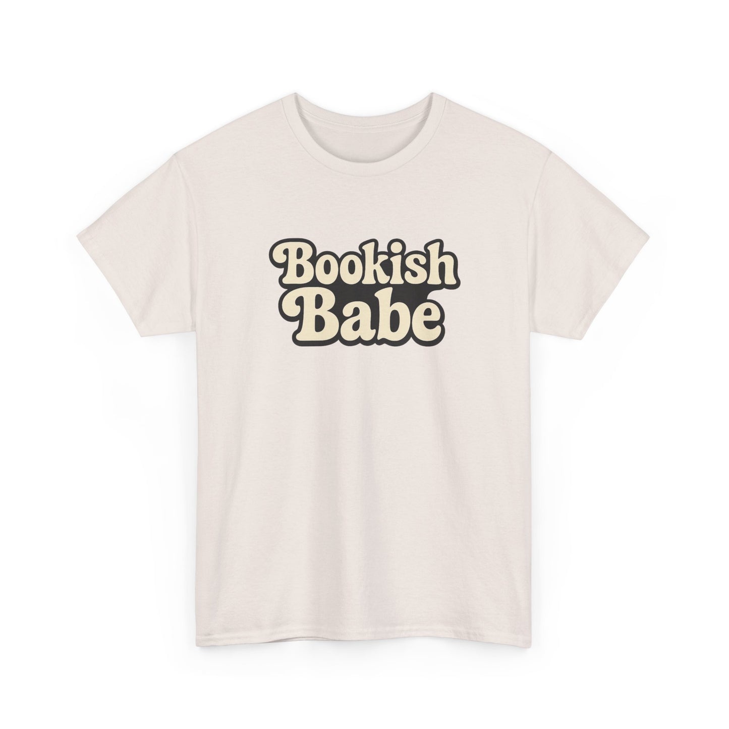 Bookish Babe T‑Shirt — Retro Typography Tee for Book Lovers