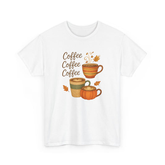 Coffee, Coffee, Coffee Tee Cozy Autumn T-Shirt-Gilmore Girls Tee