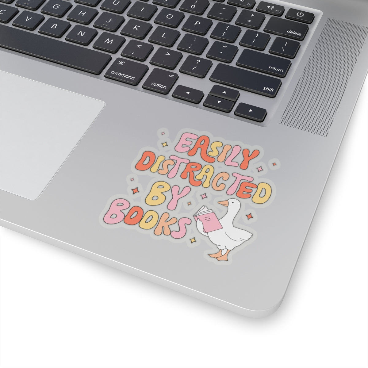 Easily Distracted by Books Sticker