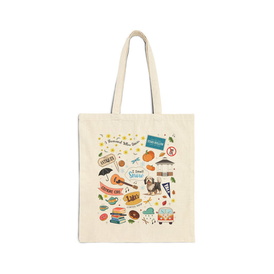 Stars Hollow Collage Tote Bag