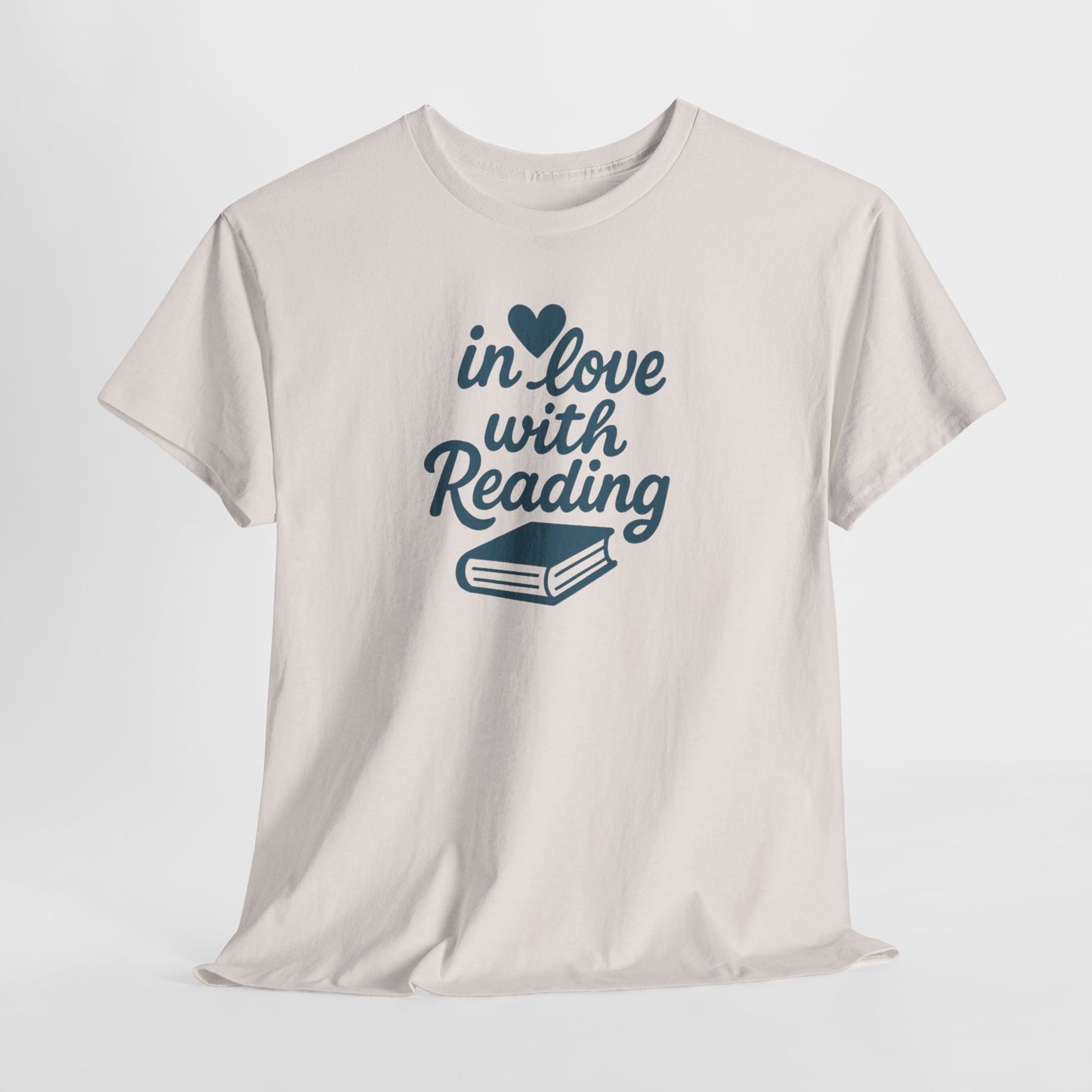 Reading Lover T-Shirt – "In Love With Reading" Graphic Tee for Book Lovers
