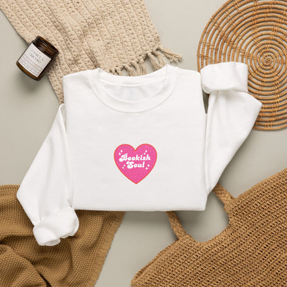 Bookish Soul Embroidered Crewneck Sweatshirt