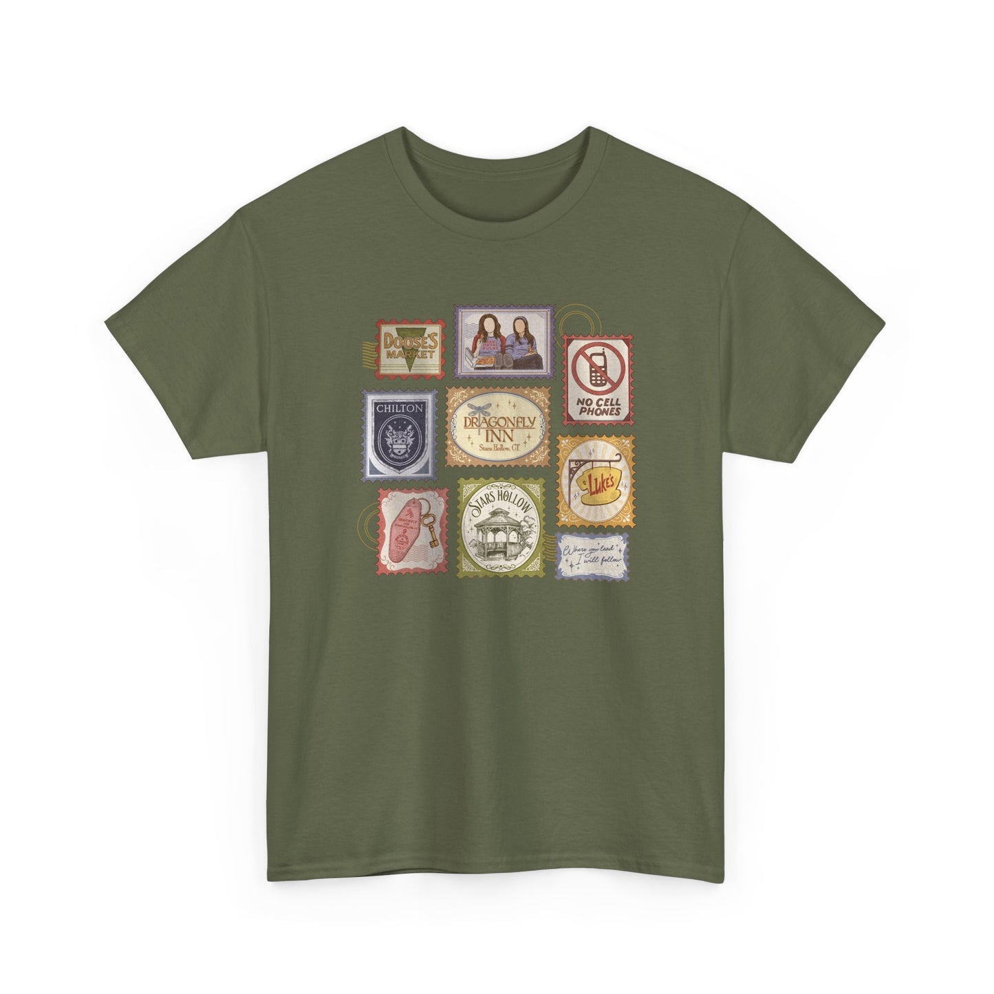 Stars Hollow Stamp Tee-Gilmore Girls Shirt