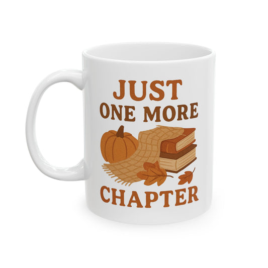 Just One More Chapter Ceramic Mug-Book Lovers Cup