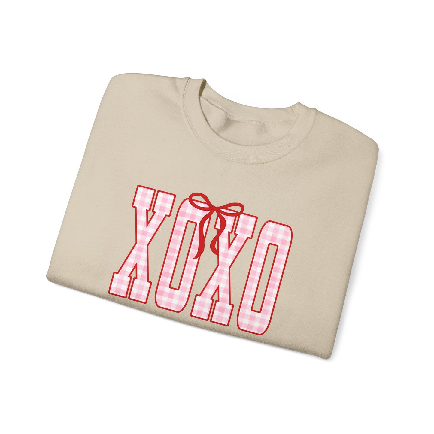 XOXO Plaid Valentine Crewneck
