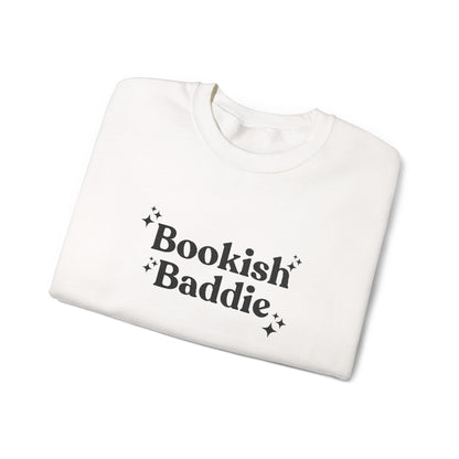 Bookish Baddie Embroidered Crewneck Sweatshirt