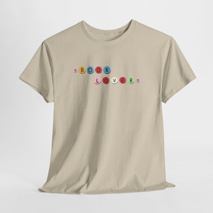 Book Lover T-Shirt — Colorful Bead Reading Tee