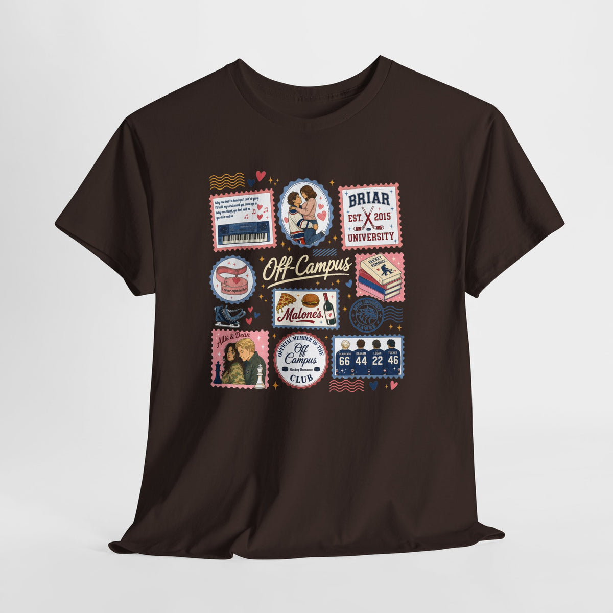 Off-Campus Hockey Romance T-Shirt