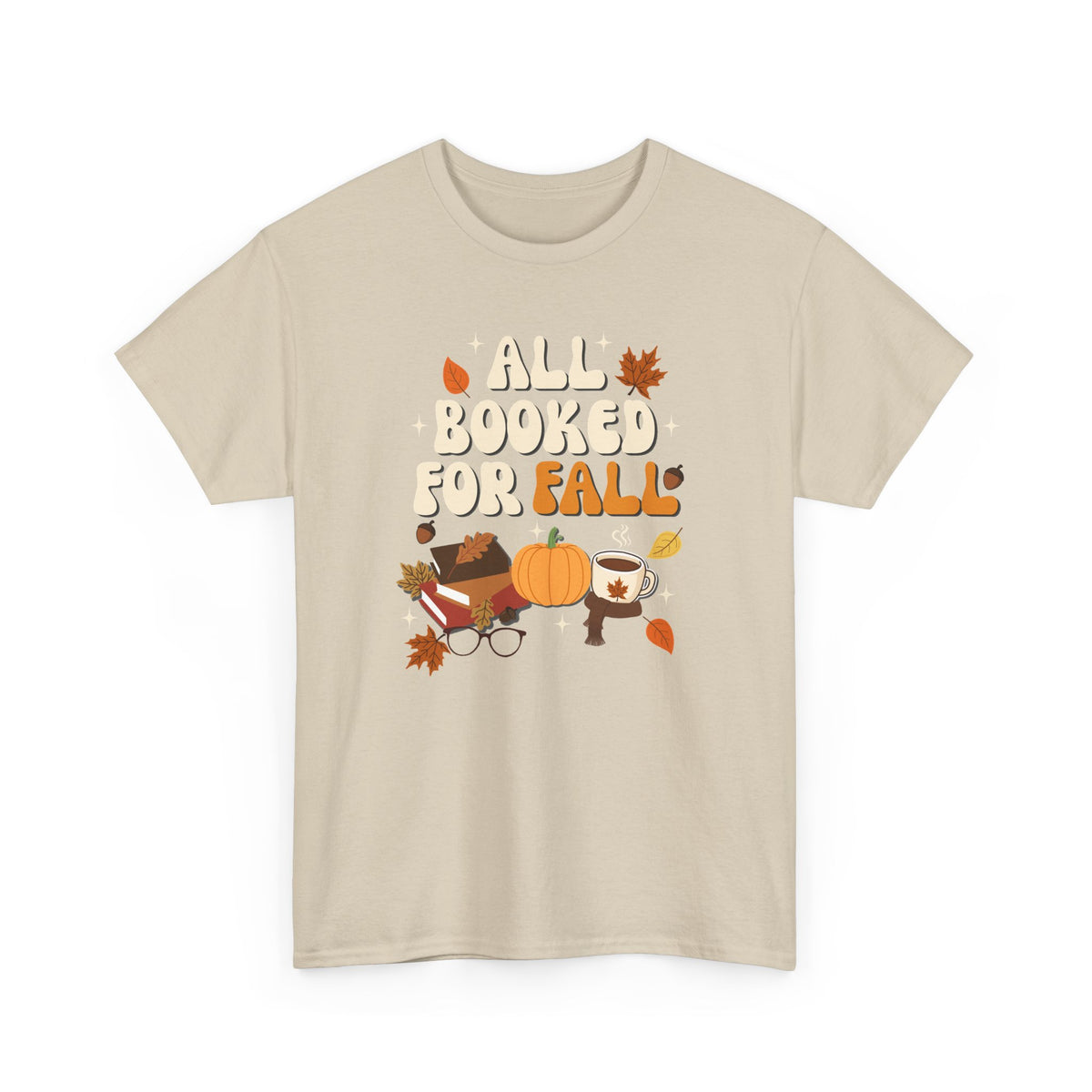 All Booked for Fall Bookish T-Shirt 🍂📚