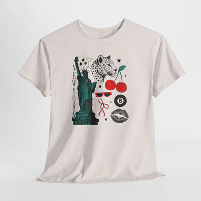 New York Socialite Summer Cotton T-Shirt-Gossip Girl