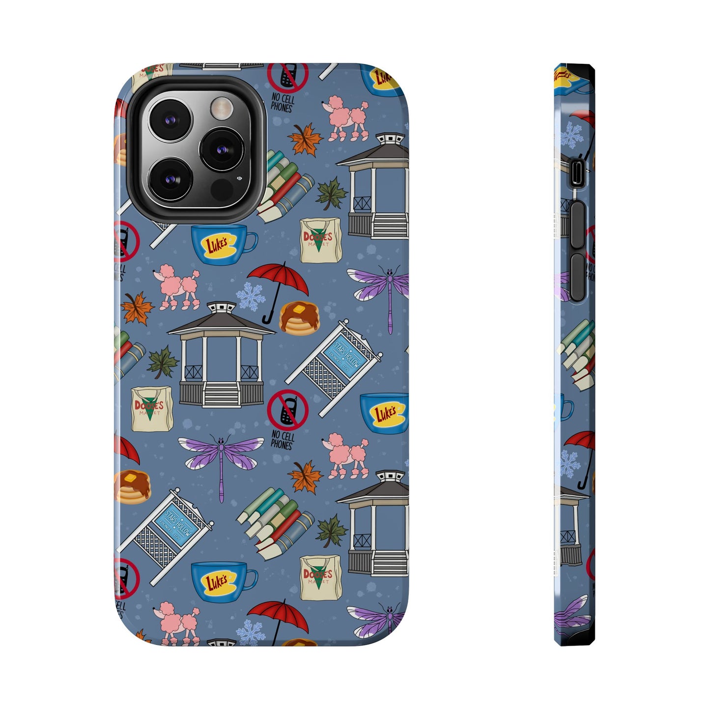 Stars Hollow Gilmore Girls Blue Phone Case