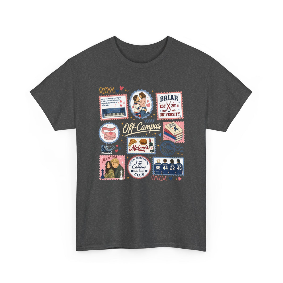 Off-Campus Hockey Romance T-Shirt
