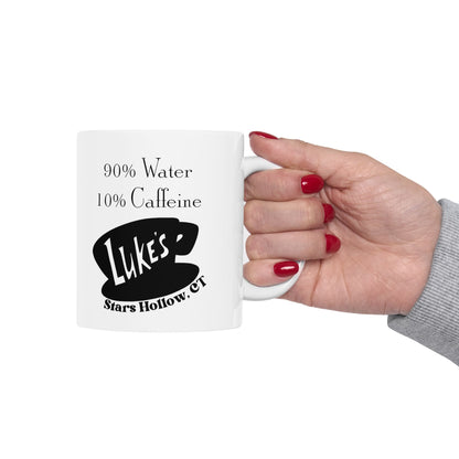 Coffee Mug — 90% Coffee 10% Caffeine Gilmore Girls Ceramic Mug
