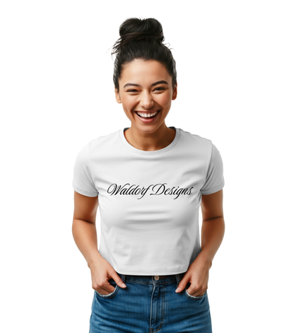 Waldorf Designs Cropped Tee-Gossip Girl Shirt
