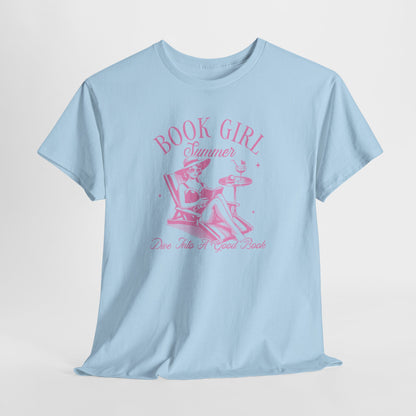 Book Girl Summer Girly Pop Tee-Bookish T-Shirt