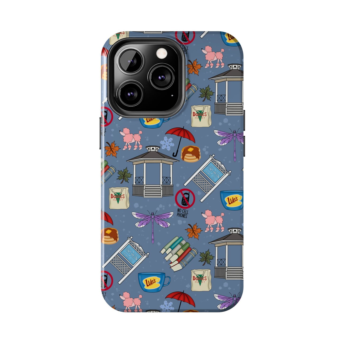 Stars Hollow Gilmore Girls Blue Phone Case