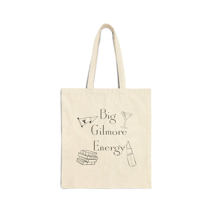 Big Gilmore Energy Cotton Canvas Tote Bag-Gilmore Girls