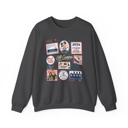 Off-Campus Hockey Romance Crewneck Sweatshirt