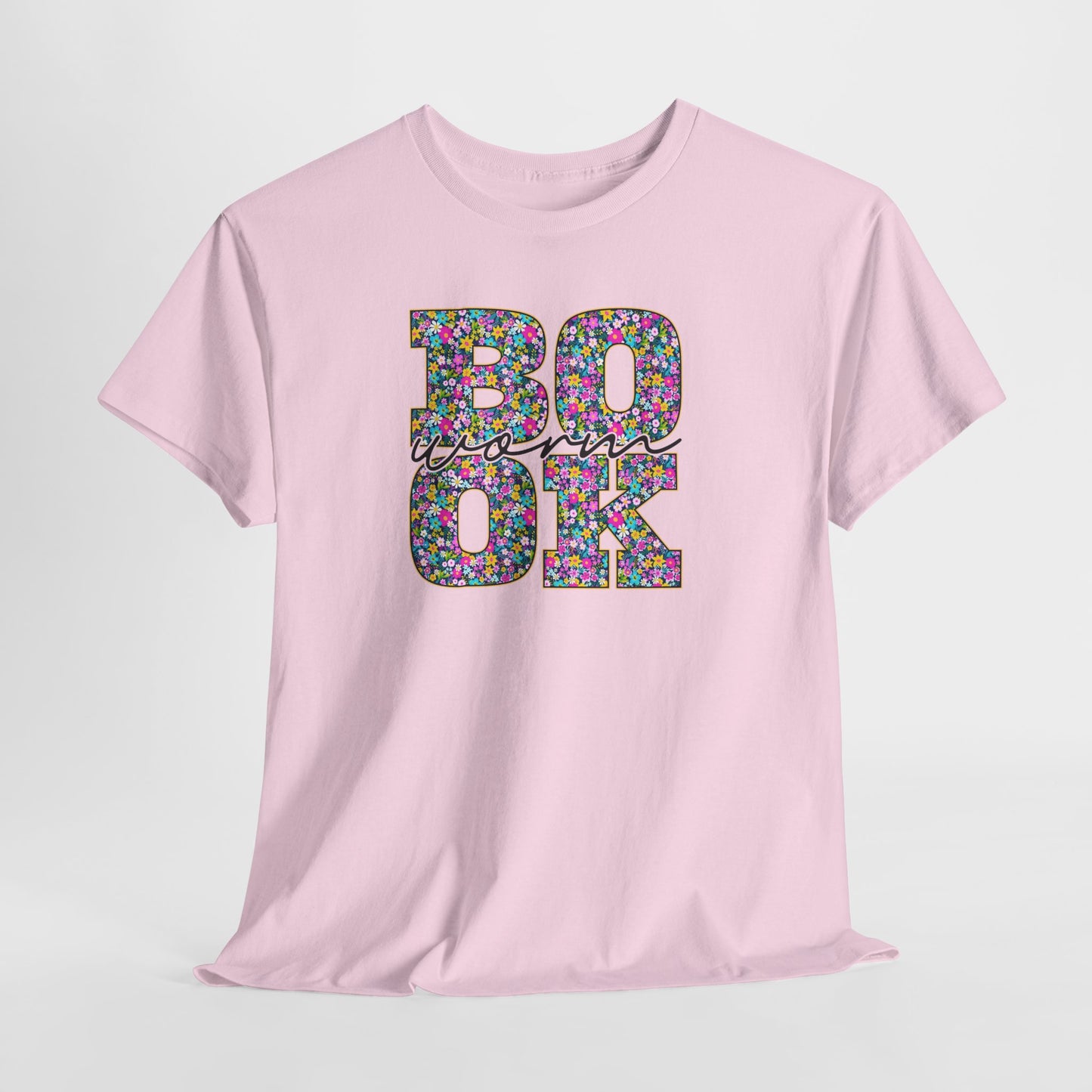 Floral Bookworm Tee-Bookish T-Shirt