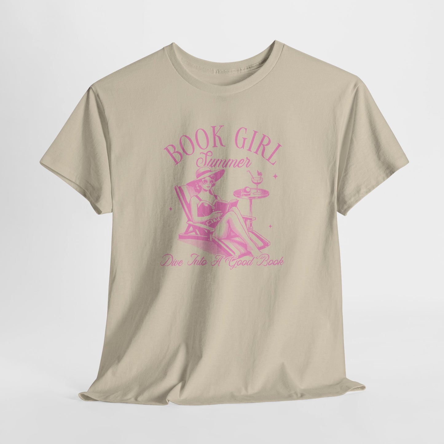 Book Girl Summer Girly Pop Tee-Bookish T-Shirt