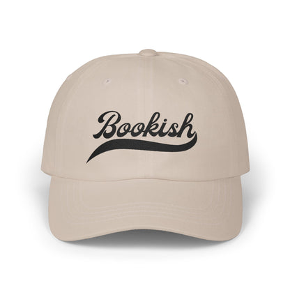 Bookish Embroidered Baseball Cap-Black