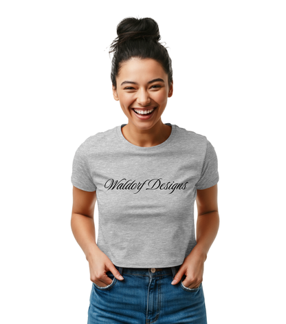 Waldorf Designs Cropped Tee-Gossip Girl Shirt