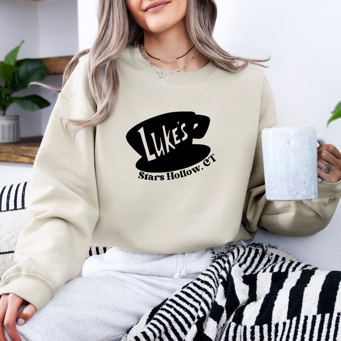 Luke’s Diner Crewneck Sweatshirt-Stars Hollow GG Apparel