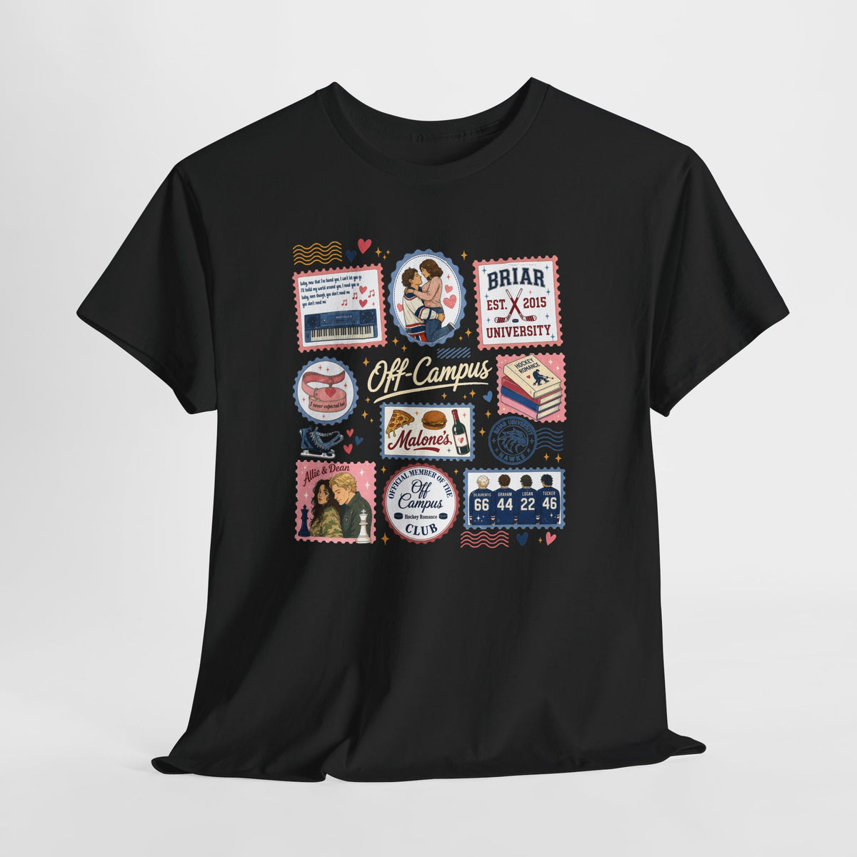 Off-Campus Hockey Romance T-Shirt
