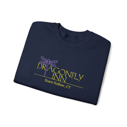 Dragonfly Inn Embroidered Crewneck Sweatshirt-Gilmore Girls Stars Hollow