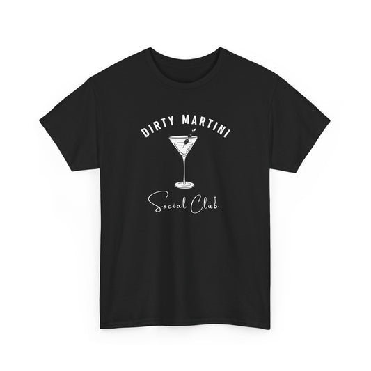Dirty Martini Social Club Tee-Books + Sips Merch