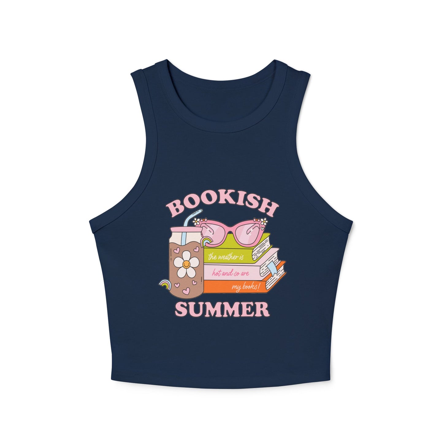 Bookish Summer Racer Tank Top
