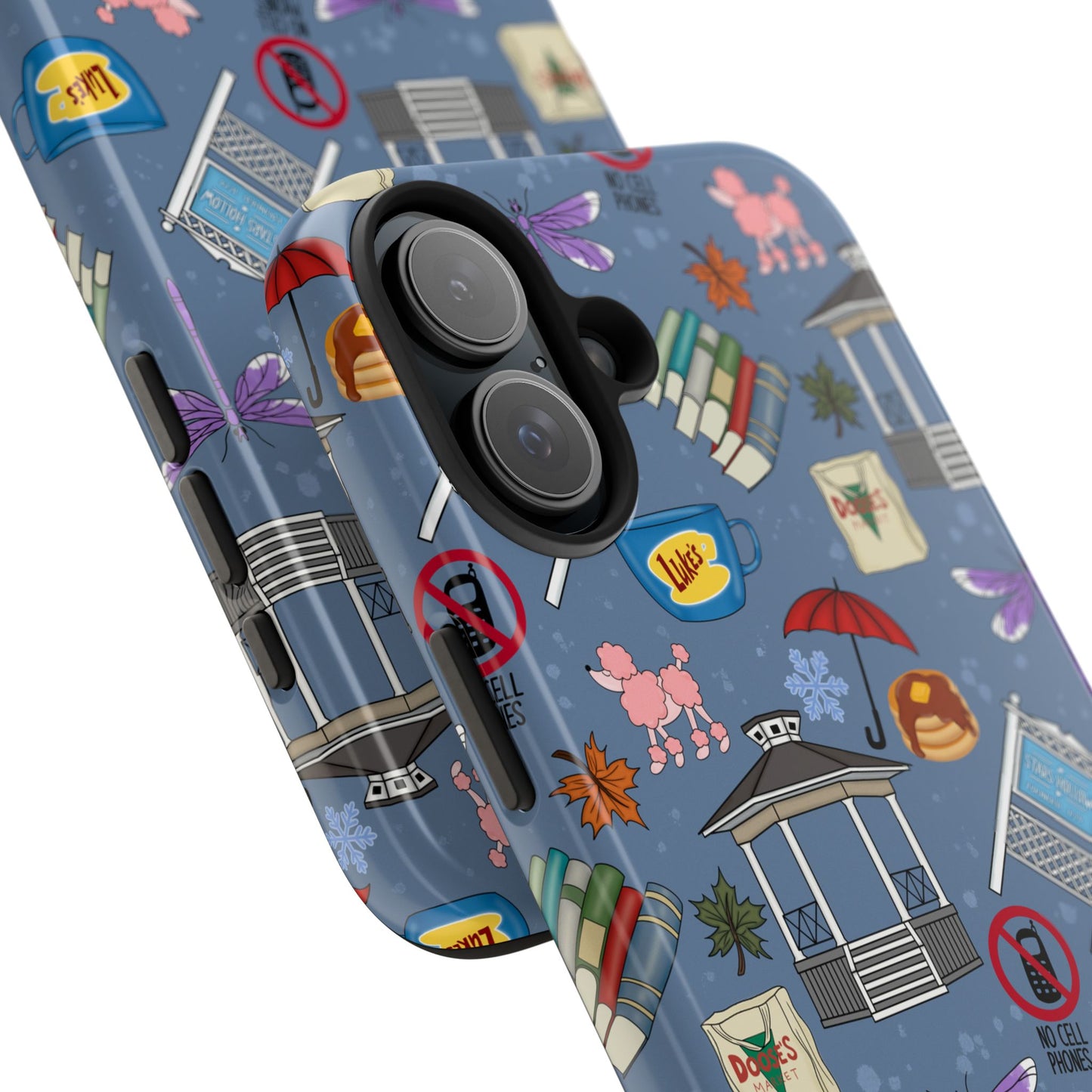 Stars Hollow Gilmore Girls Blue Phone Case