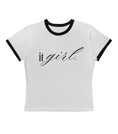 It Girl-Gossip Girl Retro Ringer Tee