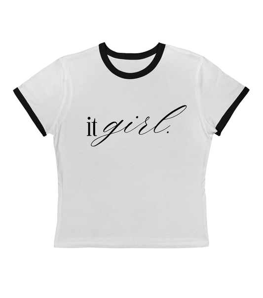 It Girl-Gossip Girl Retro Ringer Tee