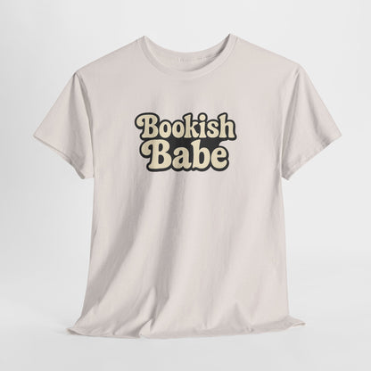 Bookish Babe T‑Shirt — Retro Typography Tee for Book Lovers