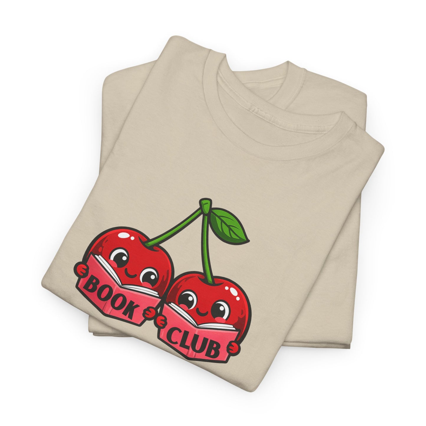 Book Club Cherry T-Shirt — Cute Retro Reading Tee
