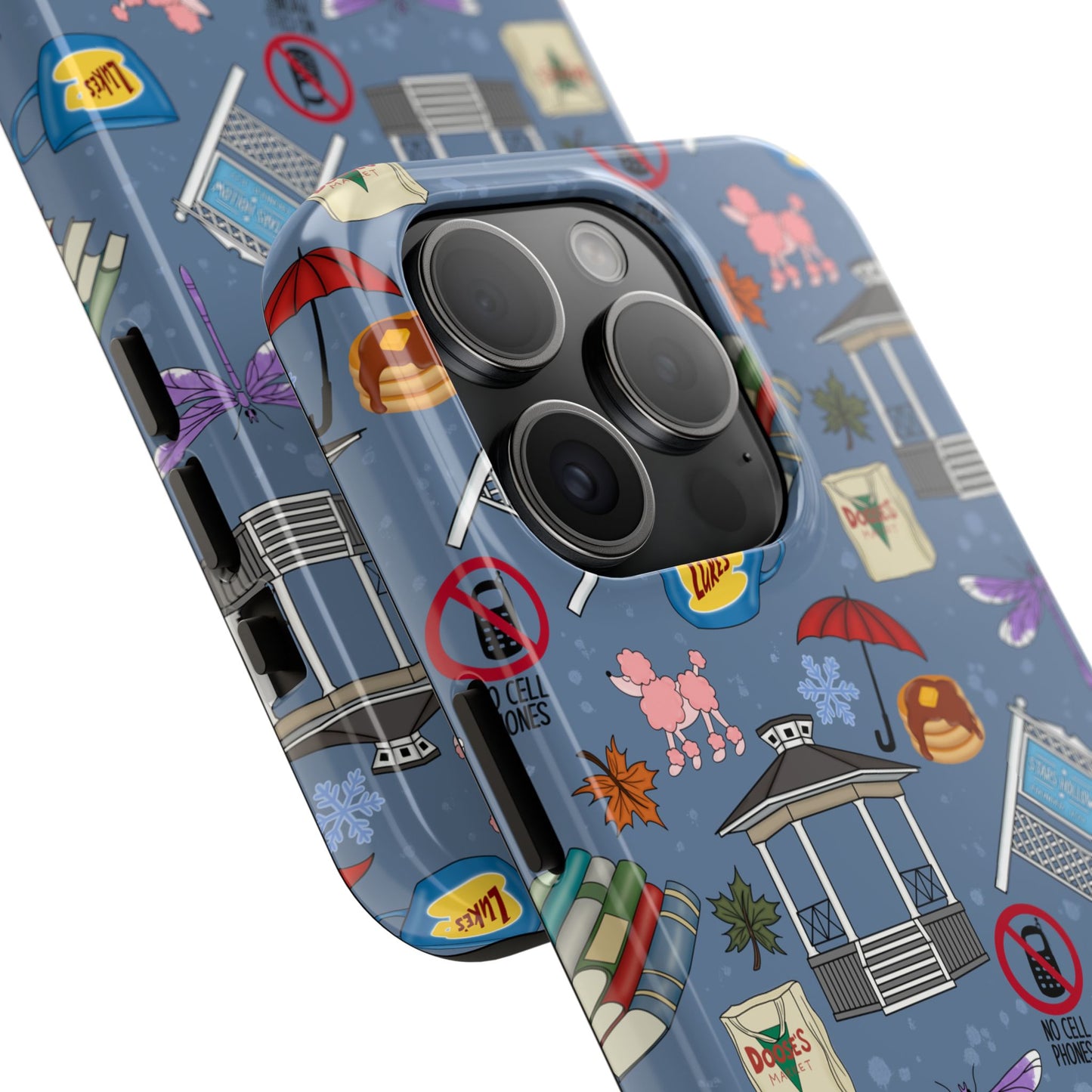 Stars Hollow Gilmore Girls Blue Phone Case