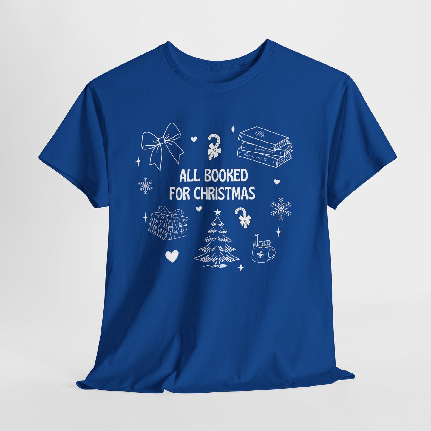 Cozy Library Christmas Silhouette Tee