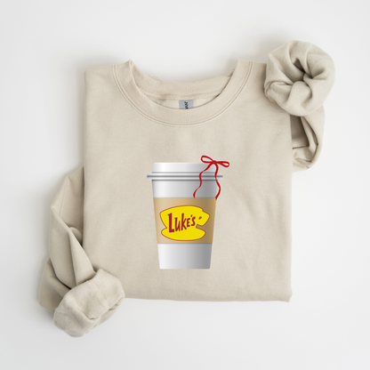 Luke's Diner Coffee Sweatshirt-Gilmore Girls Coffee Lovers