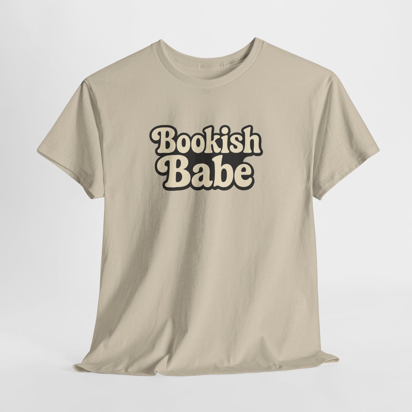 Bookish Babe T‑Shirt — Retro Typography Tee for Book Lovers