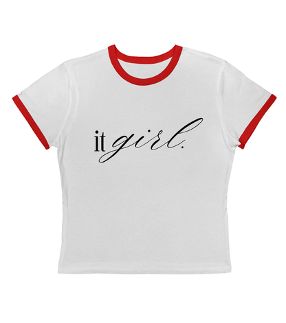 It Girl-Gossip Girl Retro Ringer Tee