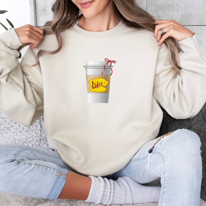 Luke's Diner Coffee Sweatshirt-Gilmore Girls Coffee Lovers