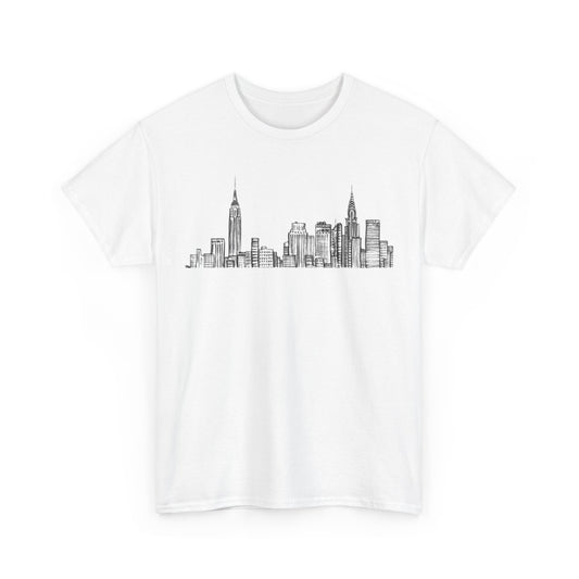NYC Sketch Tee–NYC XOXO-Gossip Girl Pop Culture Apparel