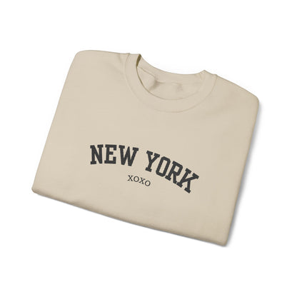 New York XOXO Embroidered Crewneck Sweatshirt-Gossip Girl