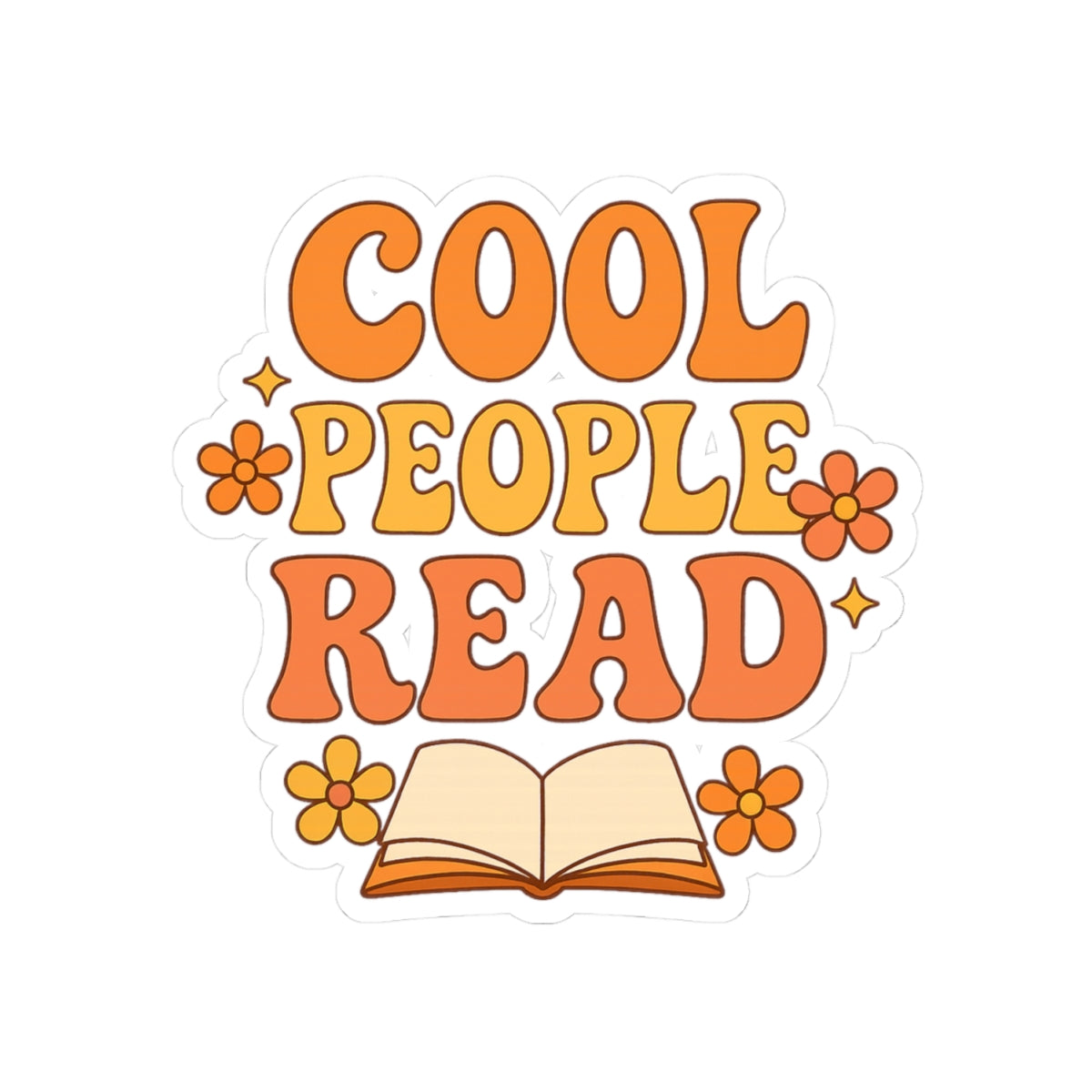 Cool People Read Sticker