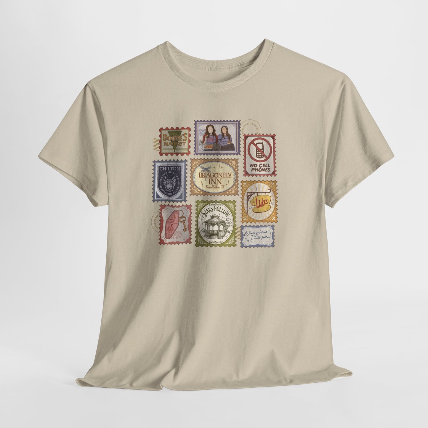 Stars Hollow Stamp Tee-Gilmore Girls Shirt