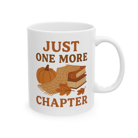 Just One More Chapter Ceramic Mug-Book Lovers Cup