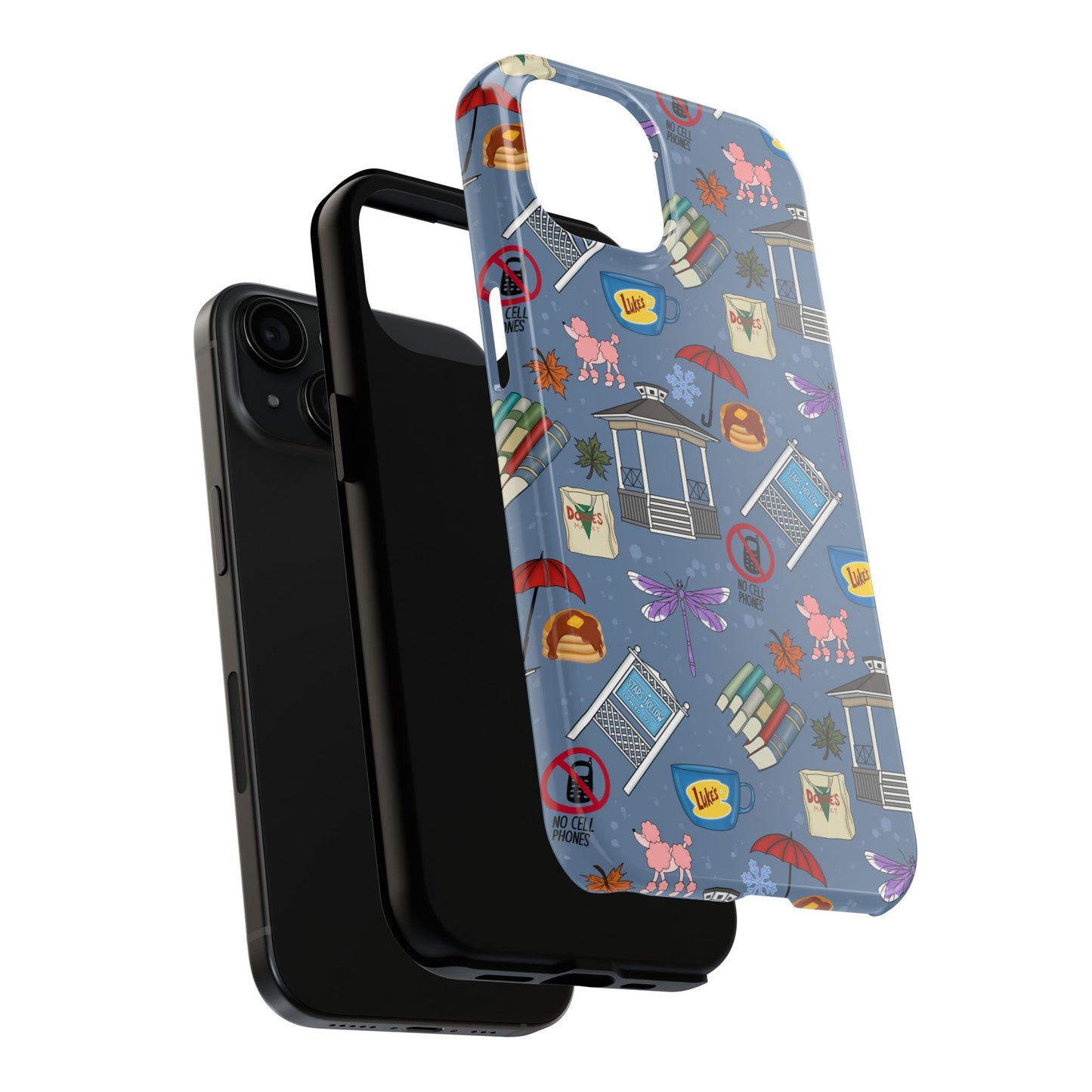 Stars Hollow Gilmore Girls Blue Phone Case
