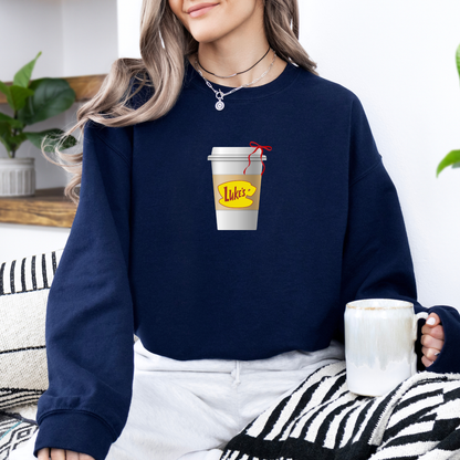 Luke's Diner Coffee Sweatshirt-Gilmore Girls Coffee Lovers
