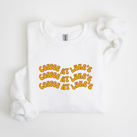 Coffee at Luke's Crewneck Sweatshirt-Gilmore Girls Apparel
